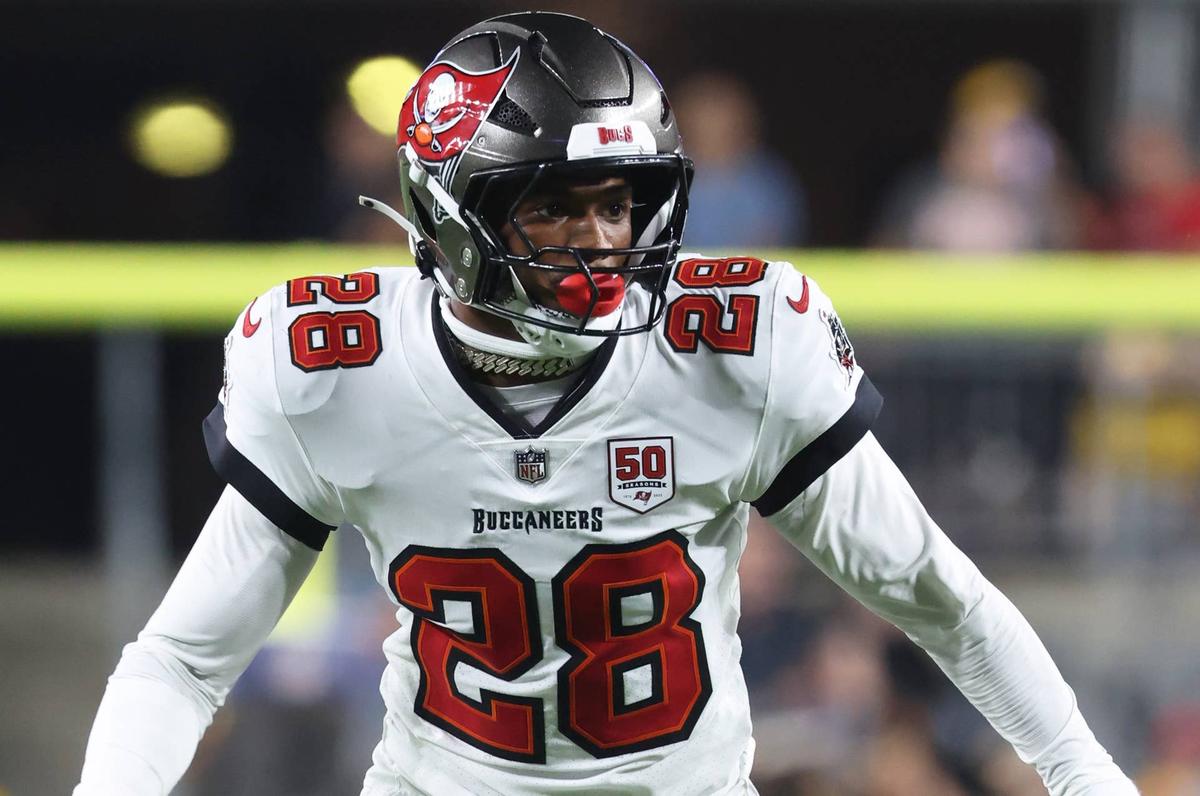  Tampa Bay Buccaneers safety Shilo Sanders in August 2025 Charles LeClaire-Imagn Images