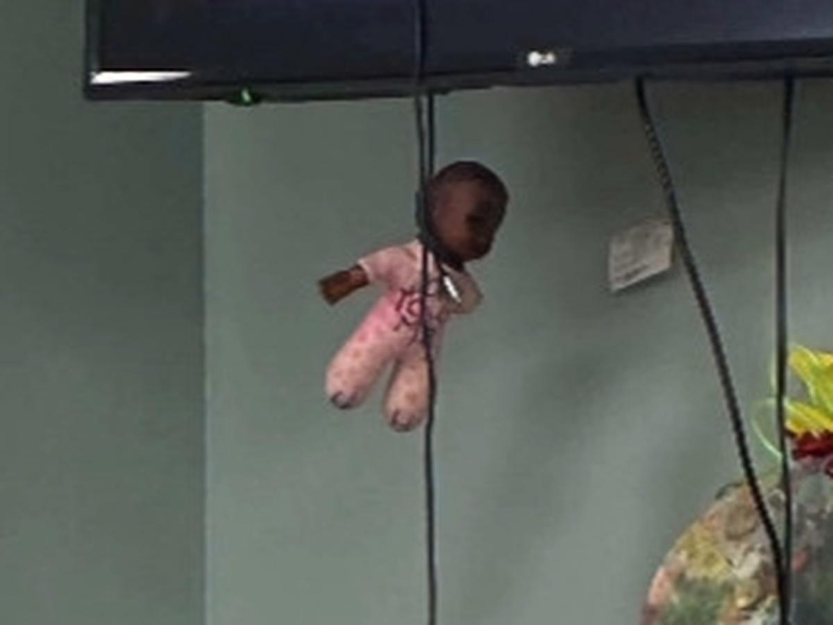  Officials at Hillsborough County Public Schools in Florida are conducting an investigation after video footage appeared to show a Black doll hanging from a cord in a classroom on Monday. 