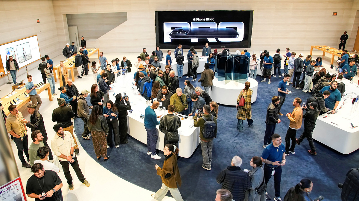 'Truly something cool': Apple fans react as iPhone Duo hits stores ...