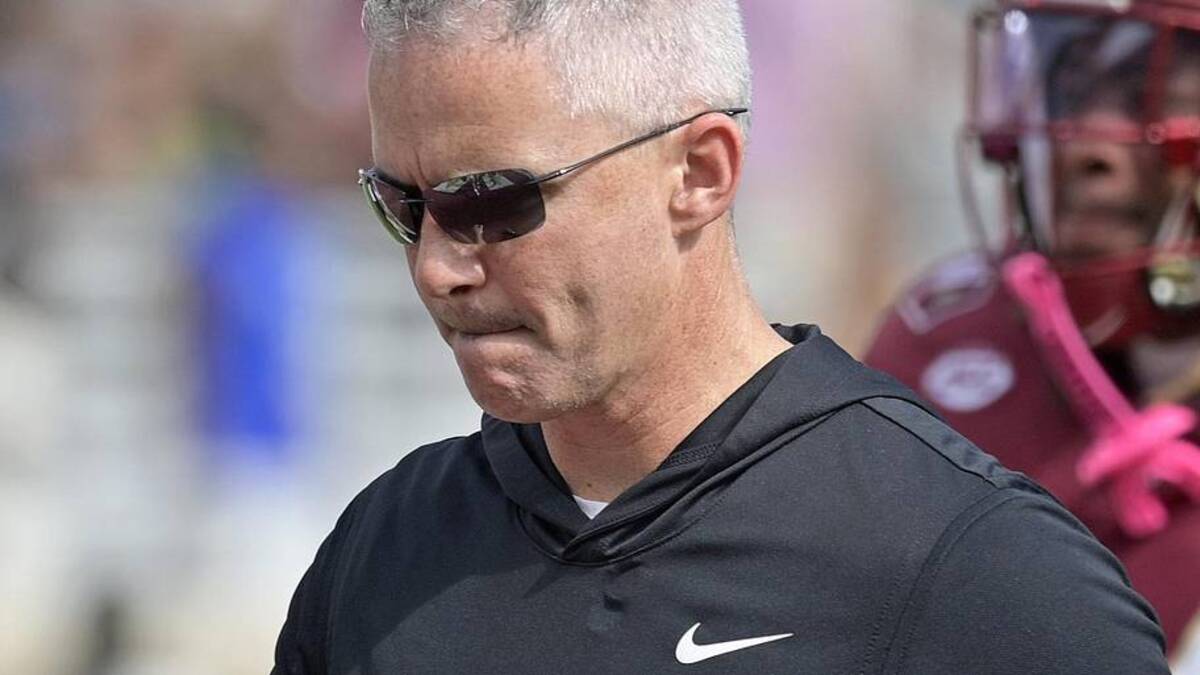  Oct 11, 2025; Tallahassee, Florida, USA; Florida State Seminoles head coach Mike Norvell after losing the game to the Pittsburgh Panthers at Doak S. Campbell Stadium. Mandatory Credit: Melina Myers-Imagn Images | Melina Myers-Imagn Images 