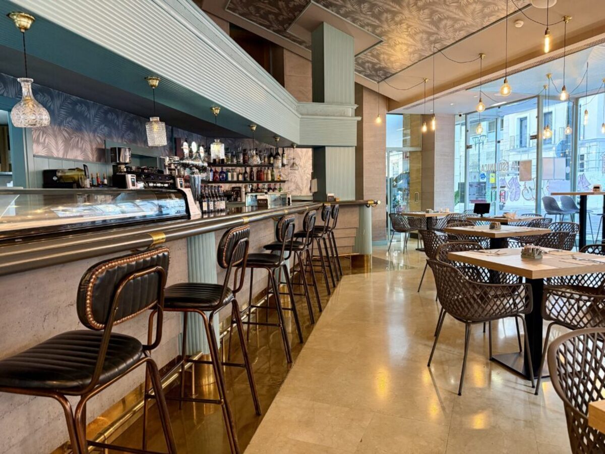  Breakfast is served in the light-filled La Esquinica del Coso Cafe. Photo credit: Cathy Bennett Kopf 