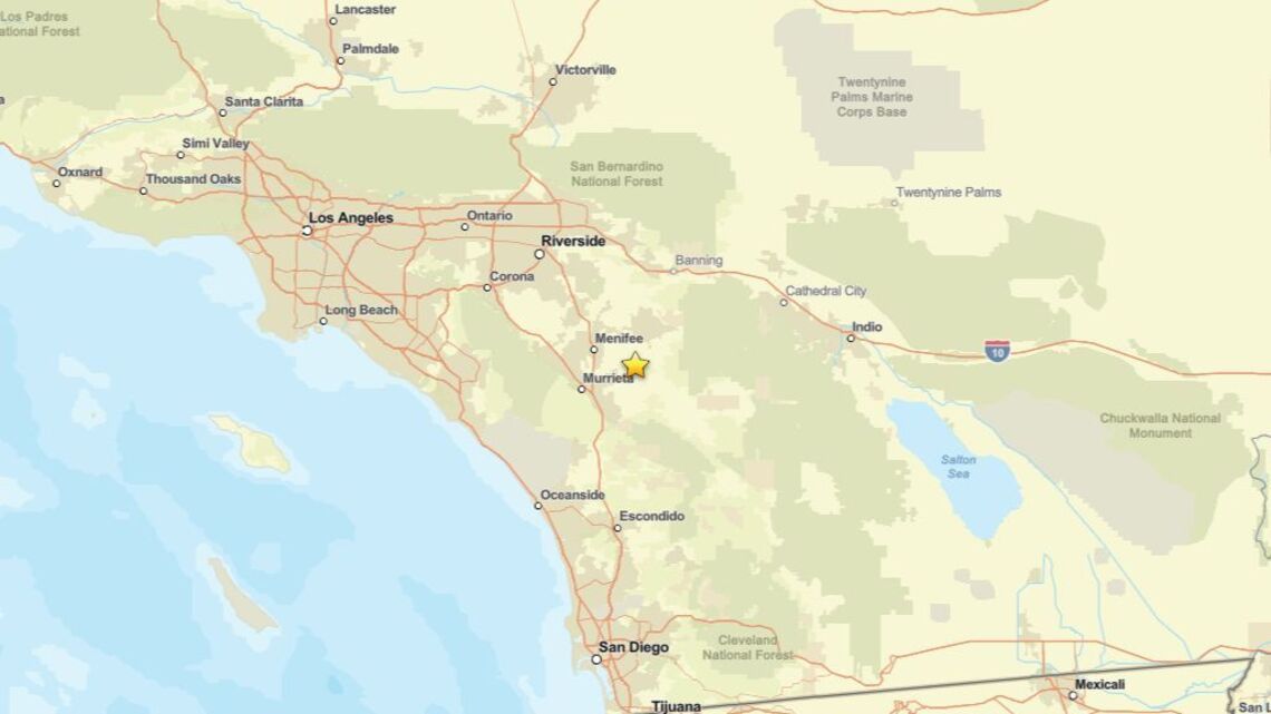 Update: 2.2 magnitude earthquake struck near Winchester, CA on Oct. 10 