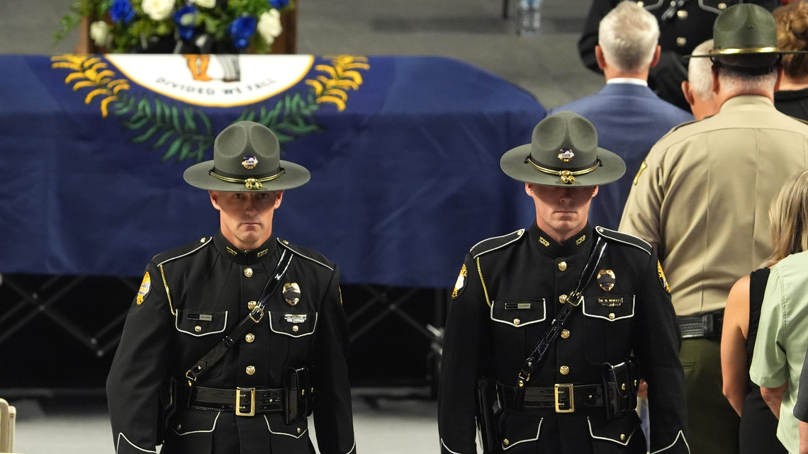 'True Kentucky hero.' Fallen trooper Hayden Phillips eulogized at funeral 
