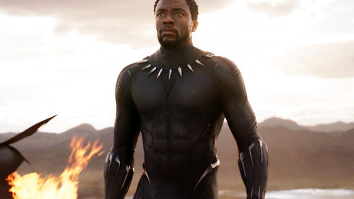 This image released by Disney and Marvel Studios’ shows Chadwick Boseman in a scene from “Black Panther.”