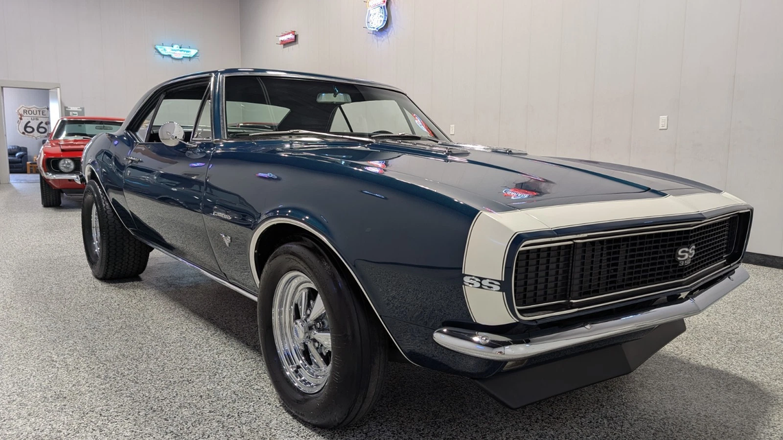 1967 Chevy Camaro With 350ci V8 For Sale, In Tahoe Turquoise 