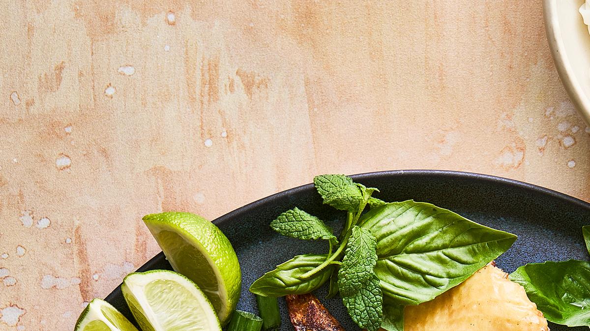Vietnamese-inspired roast chicken. Eric Kim brines his birds with a modest amount of salt and a good amount of spice, then cooks them just hot enough, and just long enough.