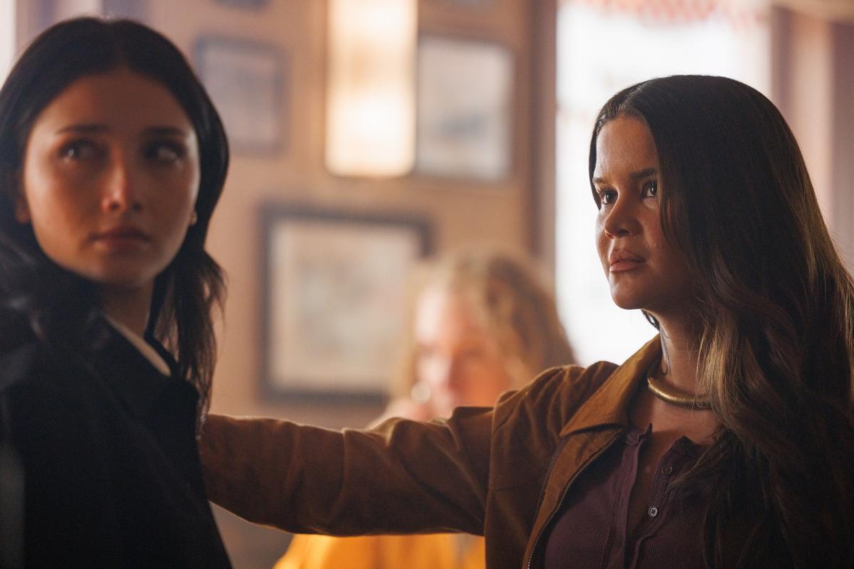  Amanda Arcuri as Skye Fraley and Maren Morris as Hazel.Darren Goldstein/CBS 