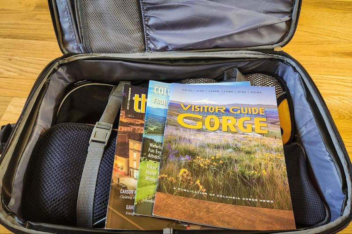  Don't forget to pack layers and a windbreaker for your Gorge adventure. Photo credit: June Russell-Chamberlin 