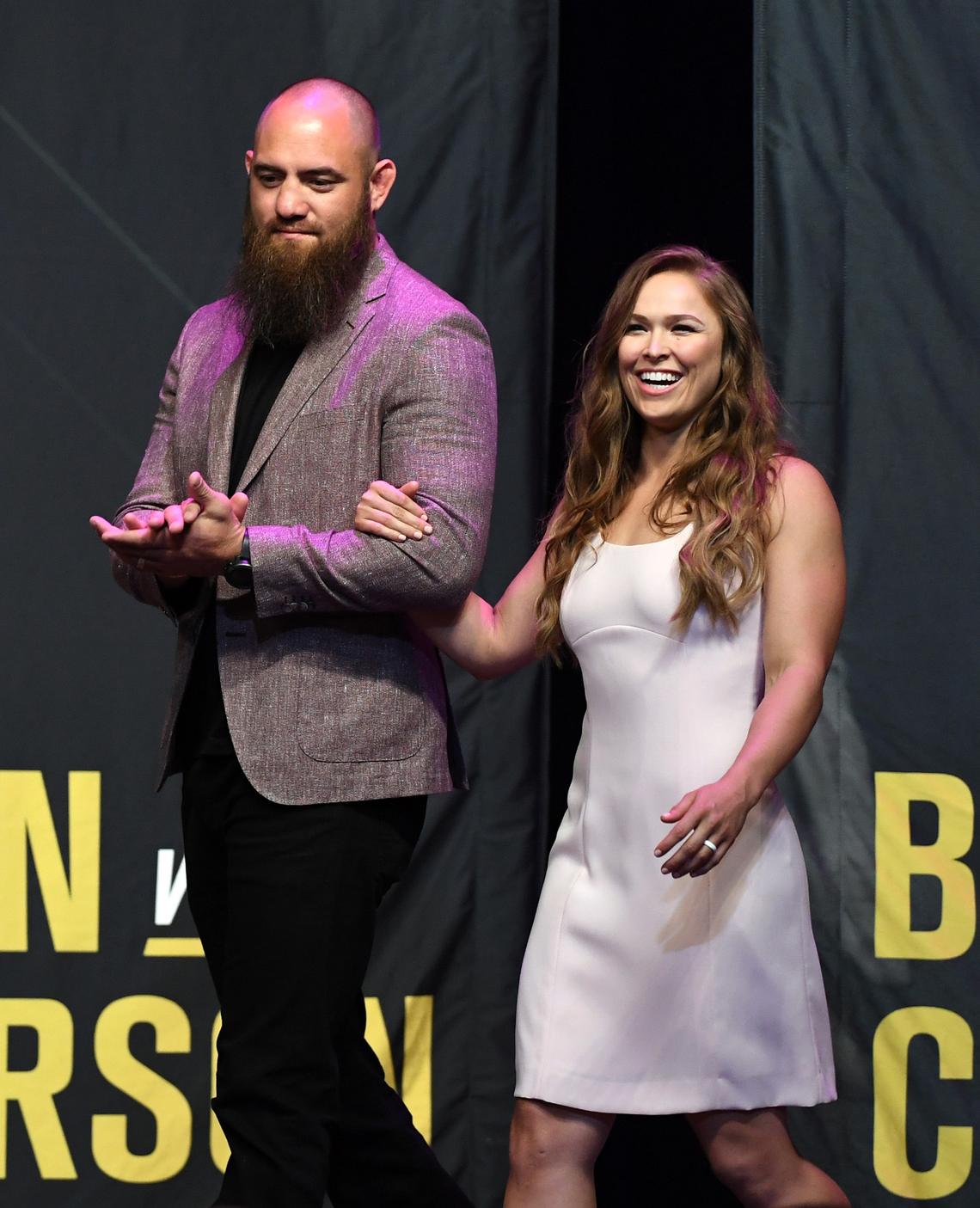 Ronda Rousey and Travis Browne