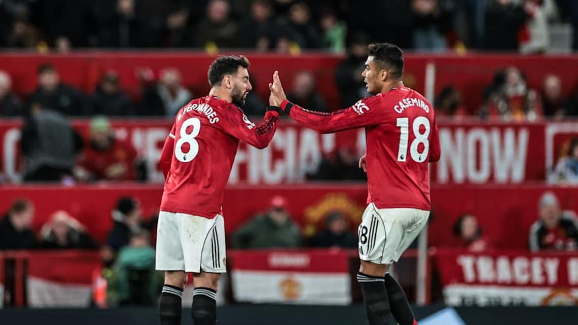  Man Utd are in an imposing position. | Mark Cosgrove/News Images/NurPhoto/Getty Images 