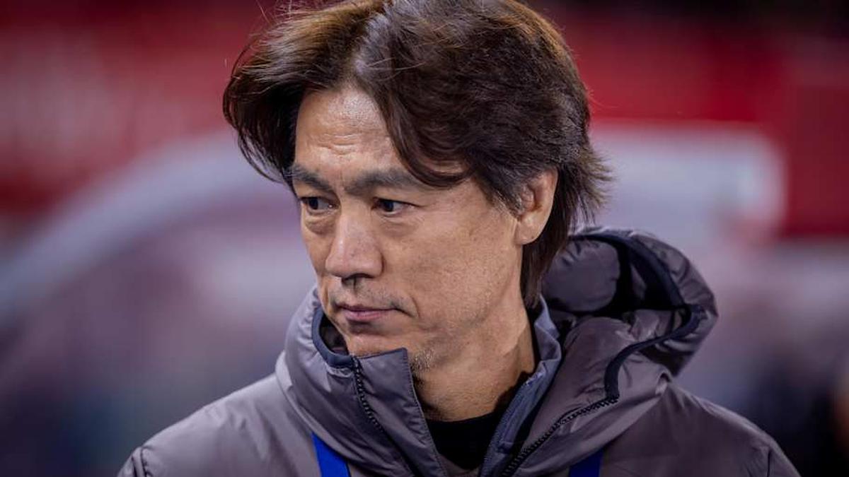  Hong Myung-bo is in his second spell in charge of South Korea. | IMAGO/Branislav Racko 