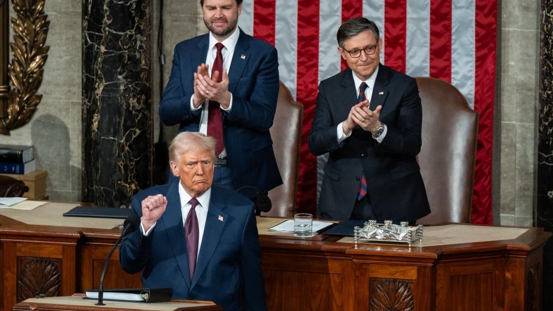  Trump gives 1st State of the Union of 2nd term 