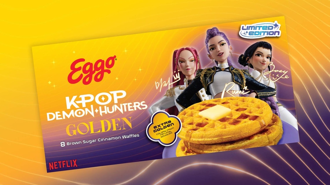 Eggo Is Teaming Up With Netflix's ‘KPop Demon Hunters' for Its First-Ever Film-Inspired Collaboration 