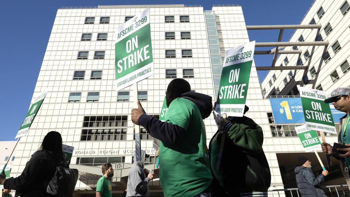 40,000 UC workers threaten statewide strike across hospitals, campuses, dining halls 