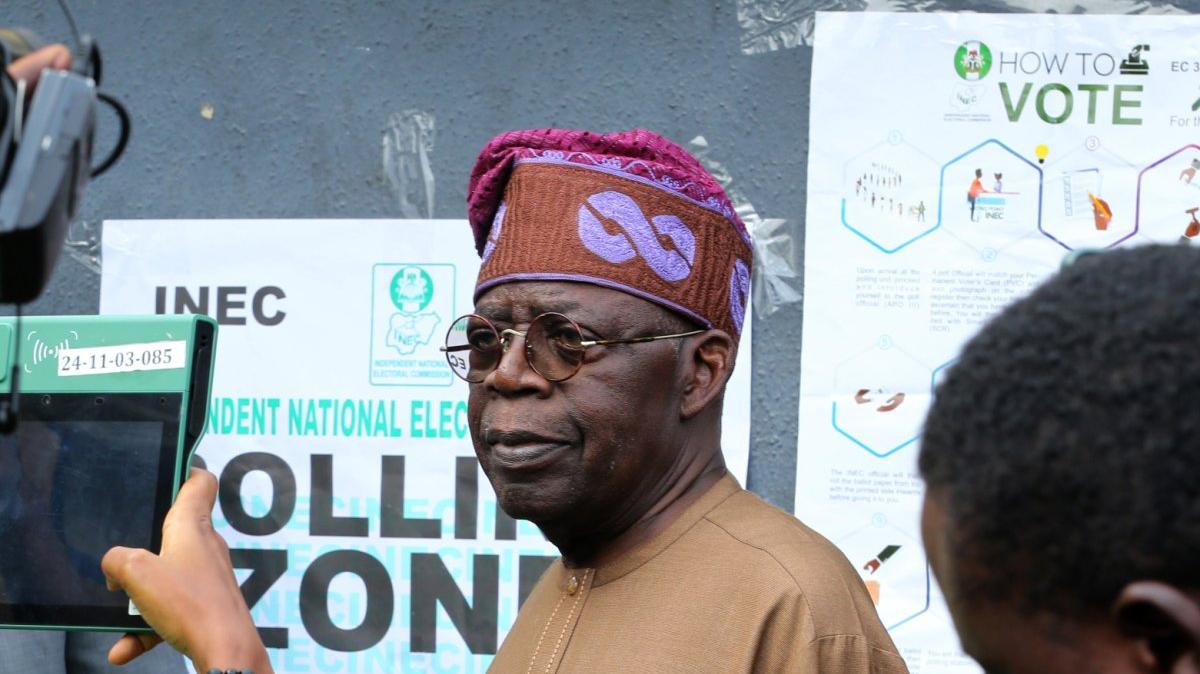 Nigeria's President Bola Ahmed Tinubu, shown here in 2023, has thanked the United States for its work helping Nigeria with an operation to kill Abu-Bilal al-Minuki, a top ISIS leader, Friday night. File Photo by Akintunde Akinleye/EPA