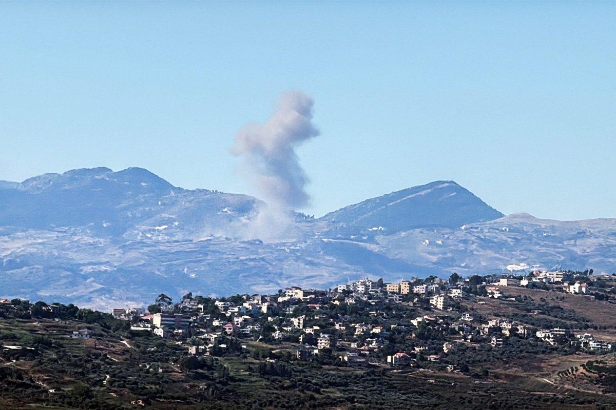 Smoke rises in southern Lebanon following Israeli strike after a senior Israeli official told Reuters on Friday that Israel and Hezbollah were in a ceasefire, as long as Hezbollah does not attack Israel, as seen from the Israeli side of the Israel-Lebanon border, in northern Israel, June 19, 2026. Picture taken with a mobile phone. REUTERS/Avi Ohayon