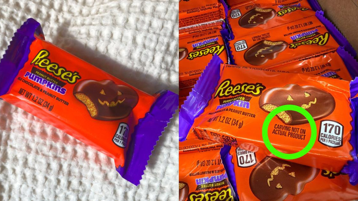 Hershey adds new disclaimer on wrapper after Reese's pumpkin lawsuit