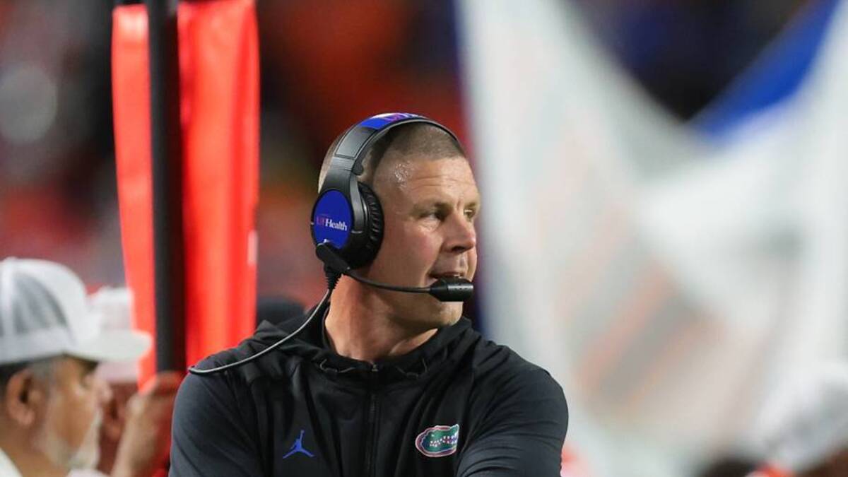  Billy Napier was fired midway through his fourth season leading the Florida Gators. | IMAGN IMAGES via Reuters Connect 