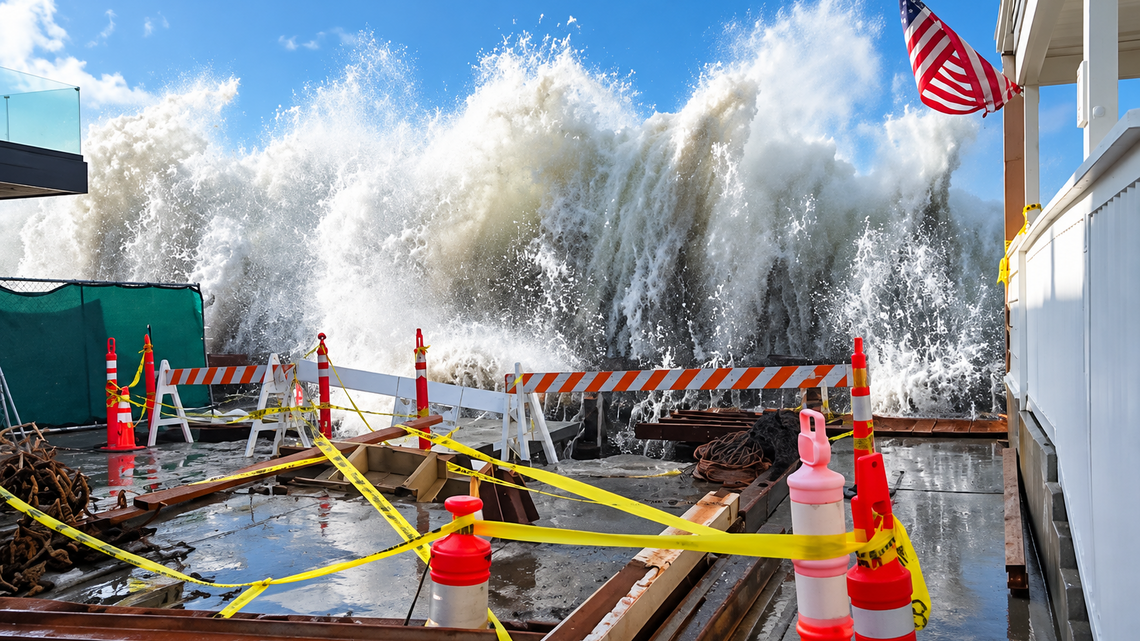 Hurricane Rachel's Colossal Swell Is Already Pummeling Southern California (Video) 