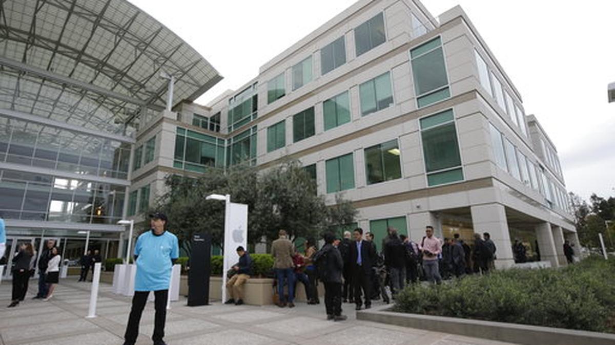 The exterior of Apple headquarters is seen in March 2016. A Sumter man is suing the company after he said an iPhone exploded in his pocket and caused severe burns.