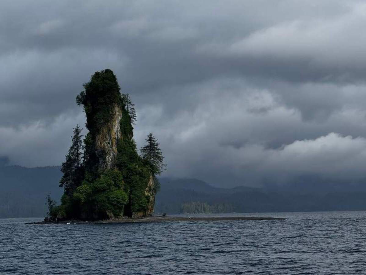  Cruising on the Misty Fjords and Wilderness Explorer Cruise past New Eddystone Rock felt like entering a truly mystical, magical place. Photo credit: Emily Molina 