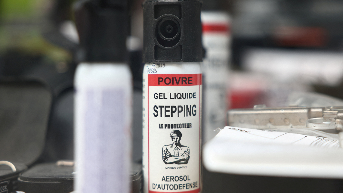 Some Parisians buy pepper spray and tear gas, citing self-defence ahead of protests 