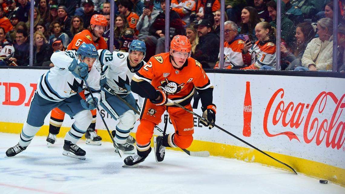 Ducks, Sharks in differing playoff positions entering late-season clash 