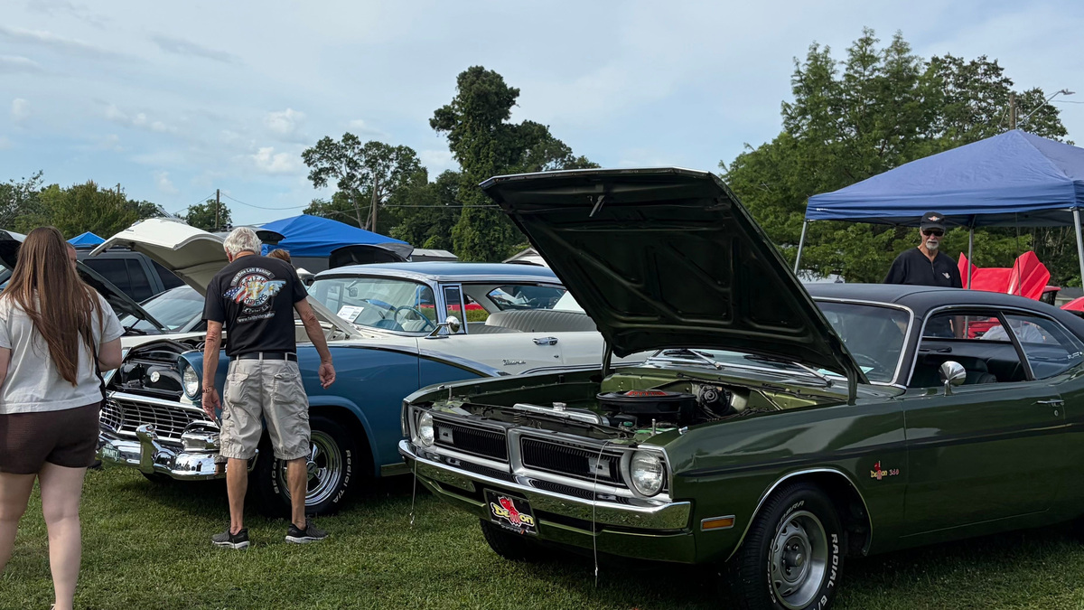 The car and truck show is one of the most popular activities at the NC Blueberry Festival in Burgaw.
