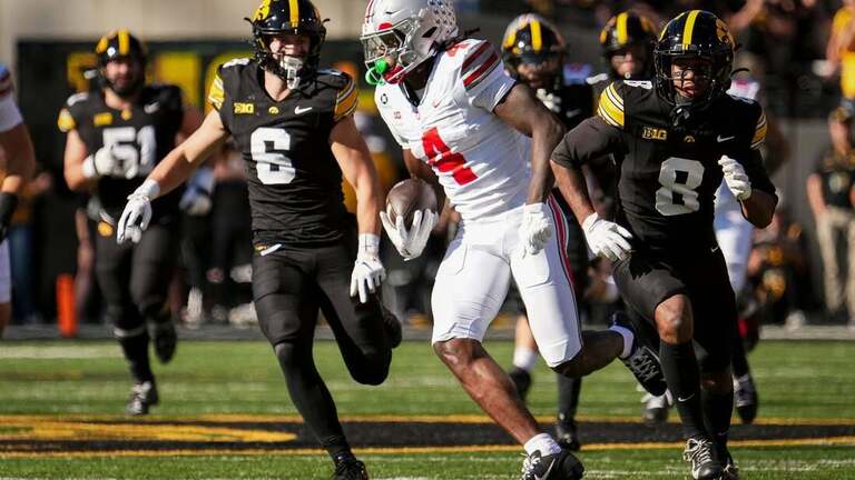 WRs in spotlight for Big Ten clash between No. 5 Ohio State, Maryland 