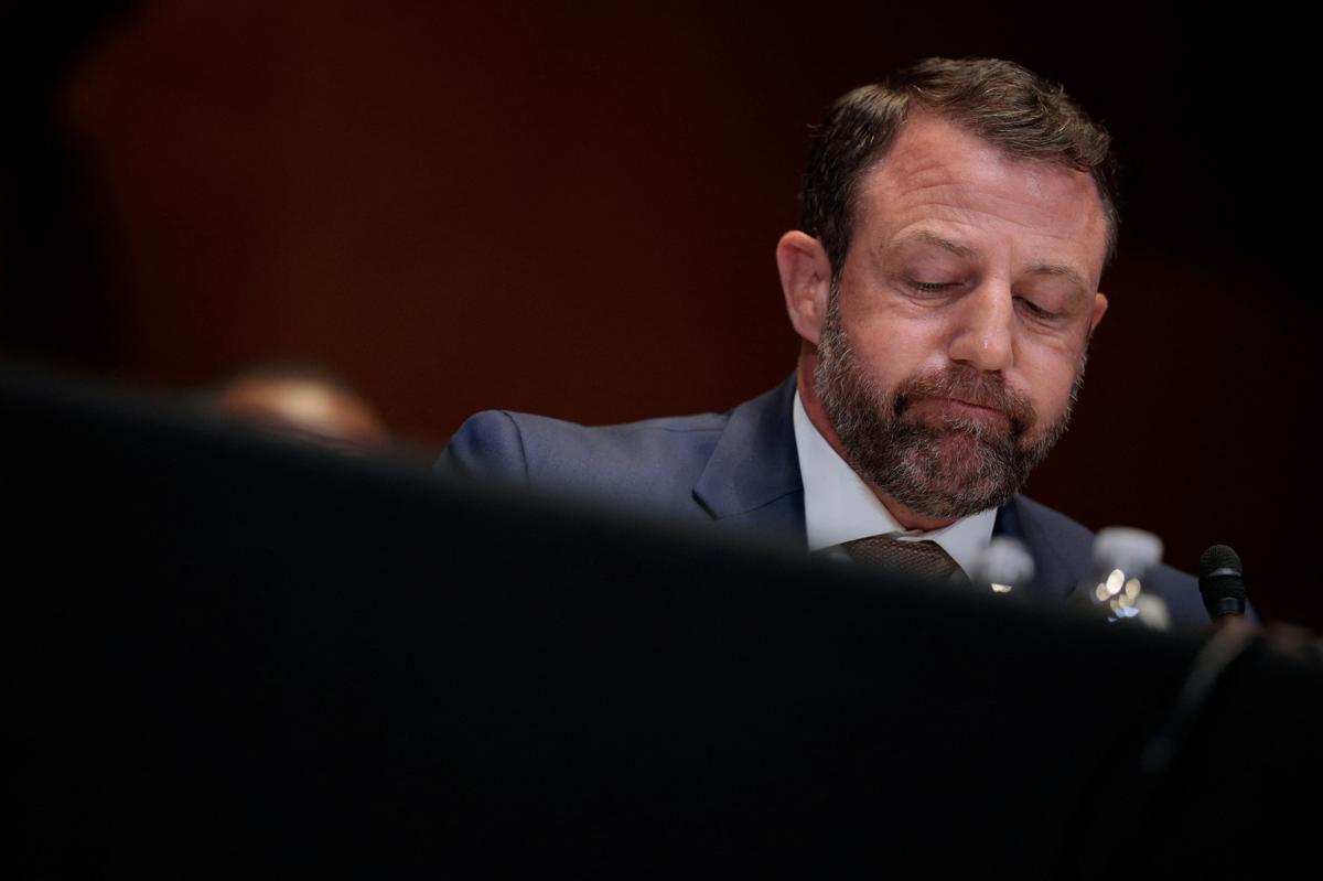 U.S. Homeland Security Secretary Markwayne Mullin testifies before a Senate Appropriations Homeland Security Subcommittee hearing on the president's proposed FY2027 budget request for the Department of Homeland Security, on Capitol Hill in Washington, D.C., U.S., June 2, 2026. REUTERS/Evan Vucci