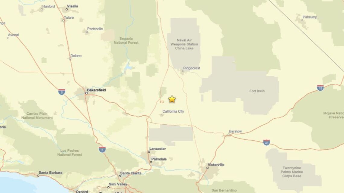 Update: Earthquake rattles region close to Johannesburg, CA on July 13 - 2.8 magnitude detected 