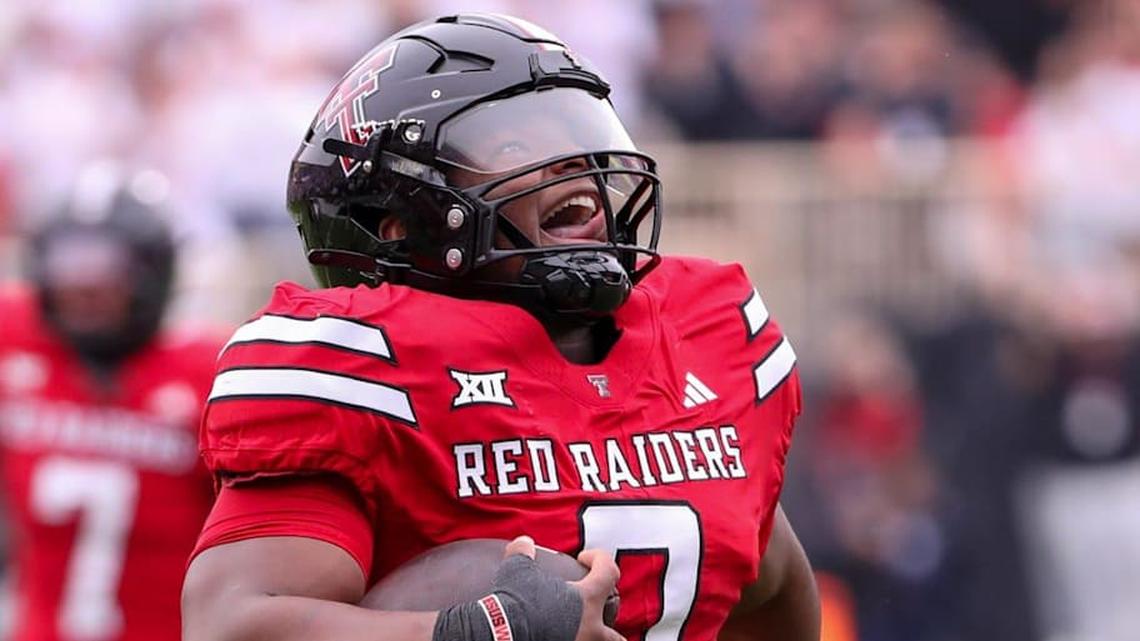  Texas Tech defensive lineman Skyler Gill-Howard. | Nathan Giese/Avalanche-Journal / USA TODAY NETWORK via Imagn Images 