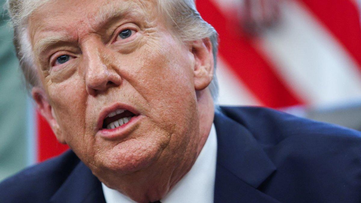 President Donald Trump pictured in the Oval Office at the White House in Washington D.C.