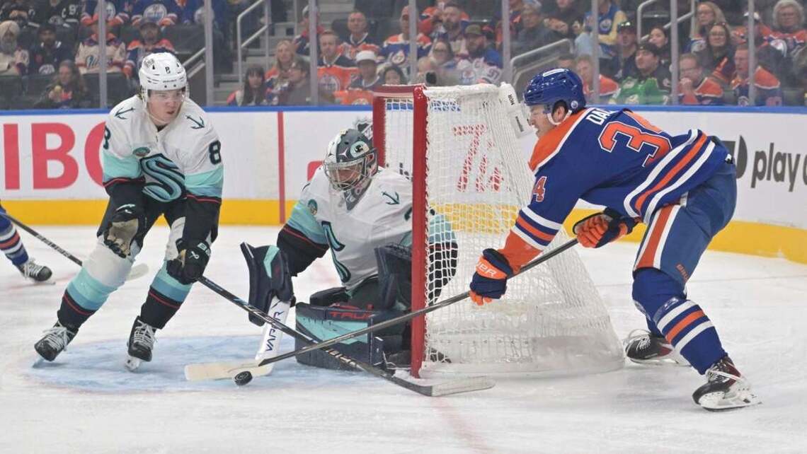Leon Draisaitl's deciding goal lifts Oilers past Kraken 