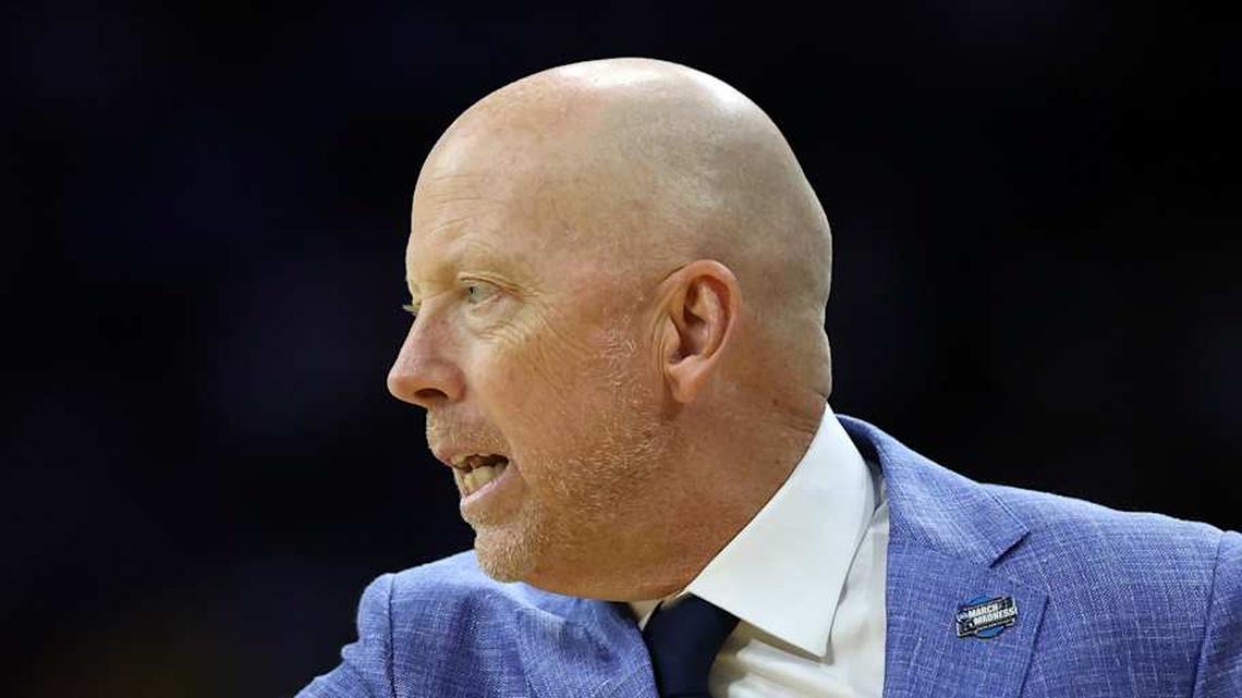  Mar 20, 2026; Philadelphia, PA, USA; UCLA Bruins head coach Mick Cronin reacts in the first half during a first round game of the men's 2026 NCAA Tournament at Xfinity Mobile Arena. Mandatory Credit: Bill Streicher-Imagn Images | Bill Streicher-Imagn Images 