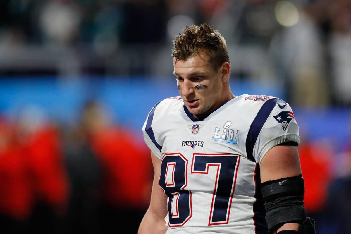  Gronk did it the right way. (Photo by Kevin C. Cox/Getty Images) 