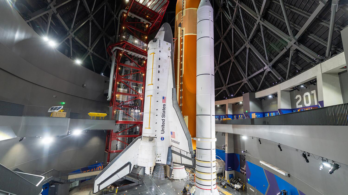 California Science Center announces opening date to view Space Shuttle Endeavour in launch position 