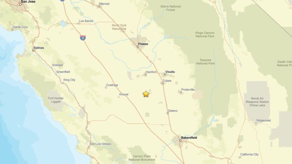 Update: 2.2 magnitude earthquake detected close to Corcoran, CA on Oct. 7 