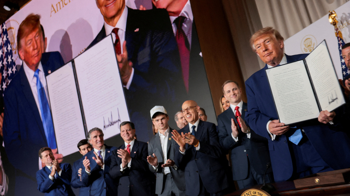 Trump releases AI accord with tech executives 