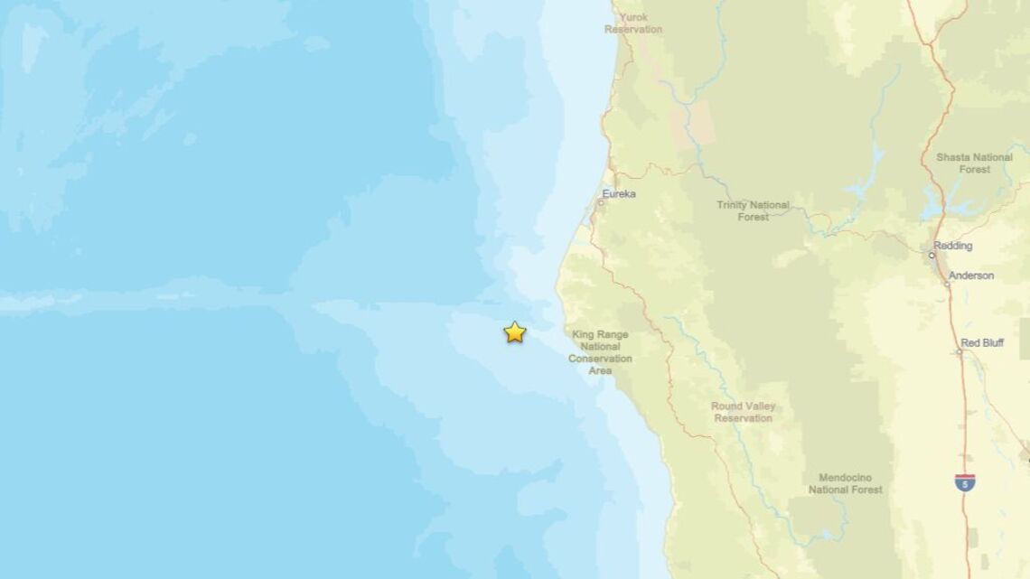 Oct. 22: Earthquake of 2.1 magnitude registered near Petrolia, CA 