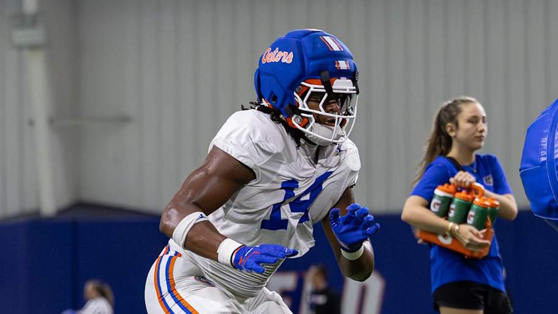  Florida Gators outside linebacker KJ Ford. | Kyle Lander / Florida Gators on SI 