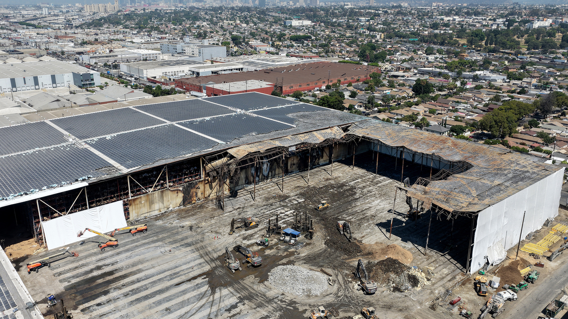 Air regulators take action on stench complaints after LA warehouse fire 