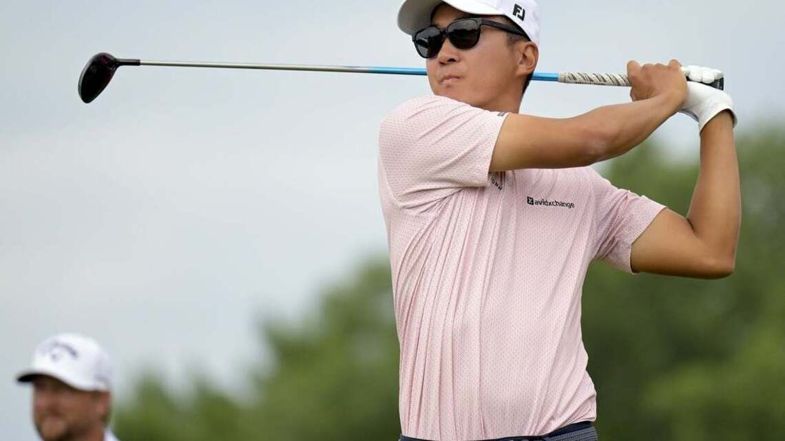 Michael Kim's 59 lands him 3-shot lead at halfway point of 3M Open 