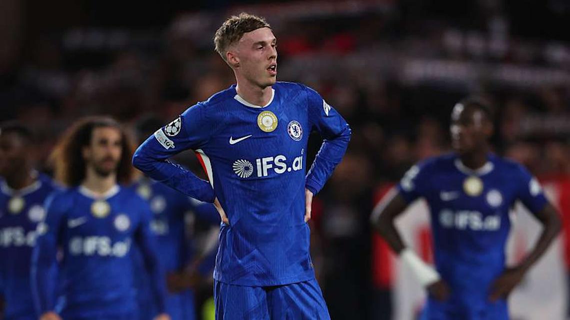  Cole Palmer and Chelsea are on the outside looking in of the Champions League race. | Ed Sykes/Sportsphoto/Allstar/Getty Images 