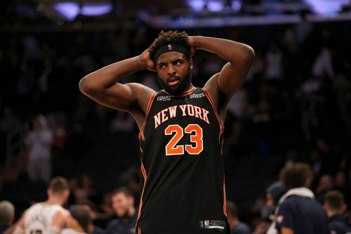  New York Knicks center Mitchell Robinson (23) Brad Penner-USA TODAY Sports
