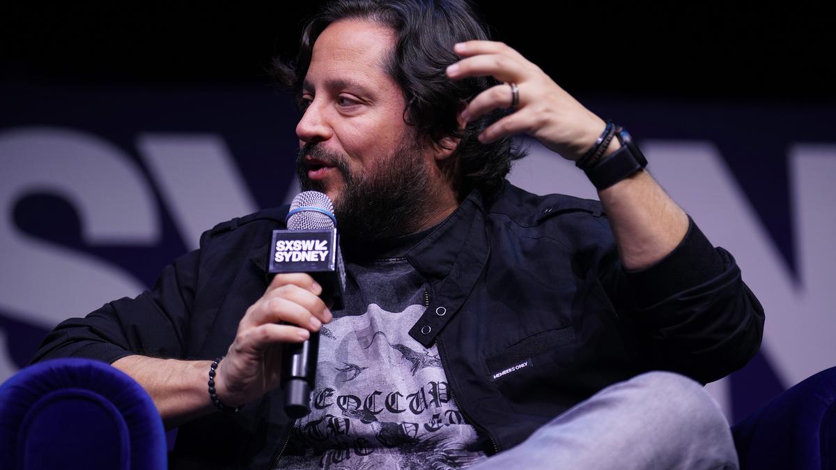 Ben Lamm, co-founder & CEO at Colossal, speaks during a conference at SXSW Sydney on Oct. 18, 2024, in Sydney. (Nina Franova/Getty Images for SXSW Sydney/TNS)
