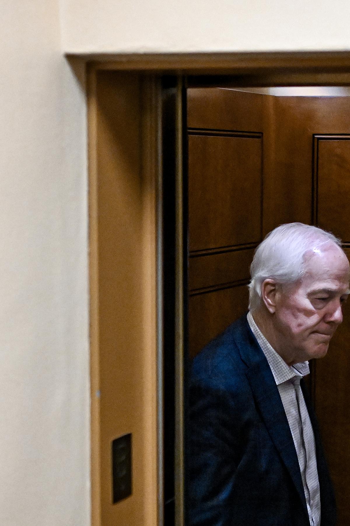 Sen. John Cornyn (R-Texas) on Capitol Hill in Washington, on Wednesday, May 20, 2026. President Donald Trump's support for Cornyn's opponent in a Texas Republican primary helped to ensure there would be fewer GOP senators who feel loyal to the president. (Kenny Holston/The New York Times)