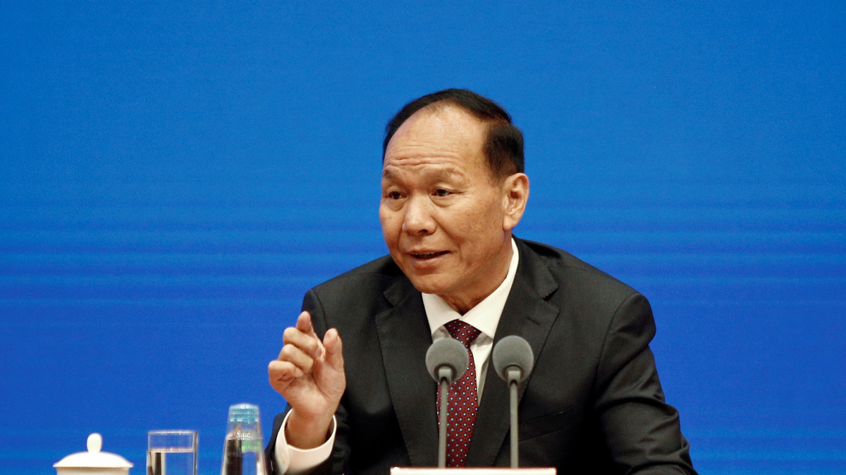 Che Dalha, or Qizhala, governor of Tibet Autonomous Region, attends a news conference on the economic and social development of Tibet, in Beijing, China May 22, 2021. REUTERS/Martin Pollard/File Photo