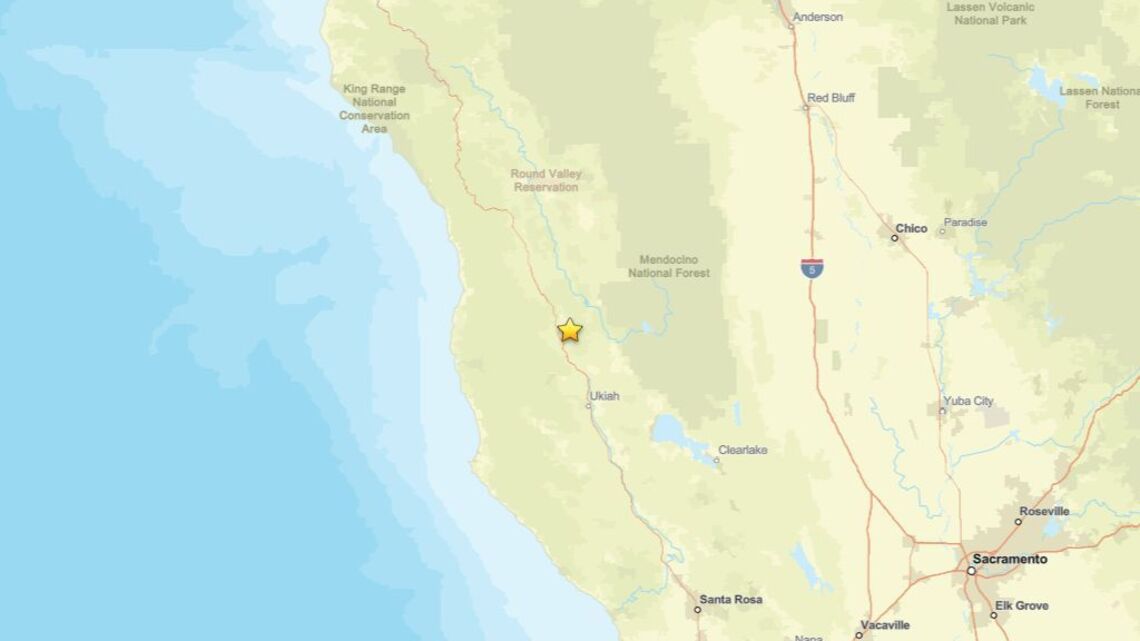 2.5 magnitude earthquake detected near Willits, CA on Sept. 13 