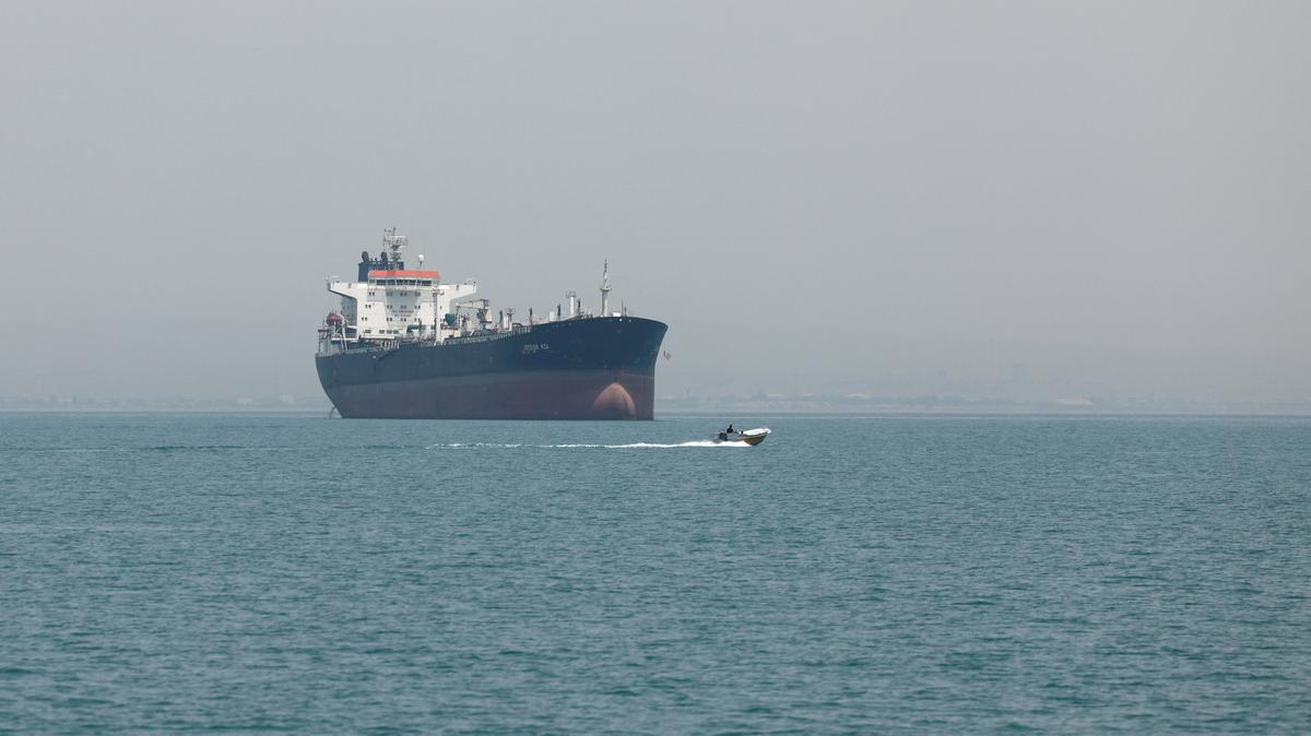 Vessels in the Strait of Hormuz, Iran, May 22, 2026. Majid Asgaripour/WANA (West Asia News Agency) via REUTERS